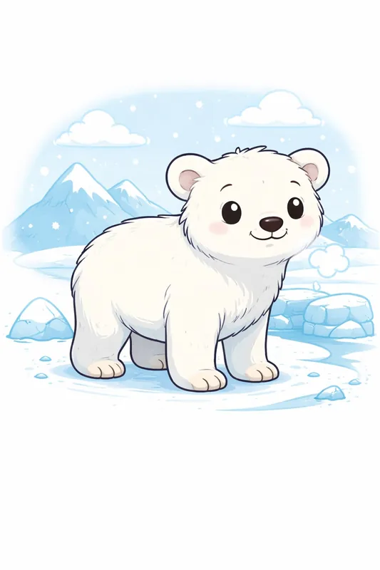 Polar bear — cold