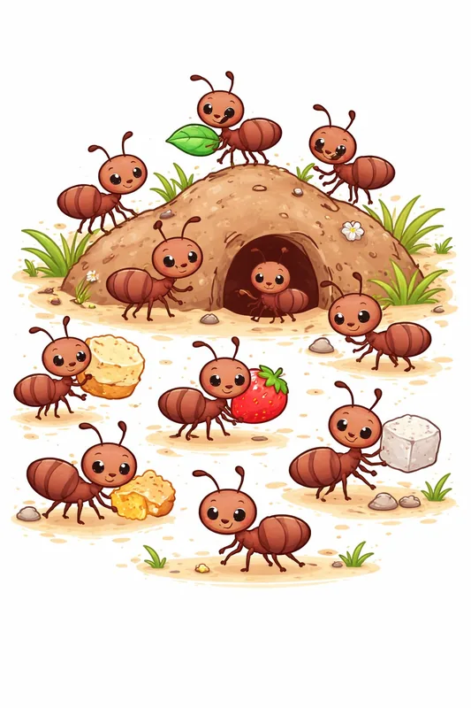 Ants — many